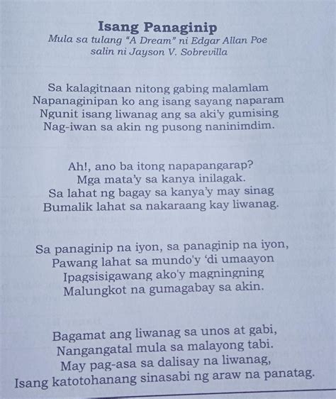 Panaginip Tungkol sa May.